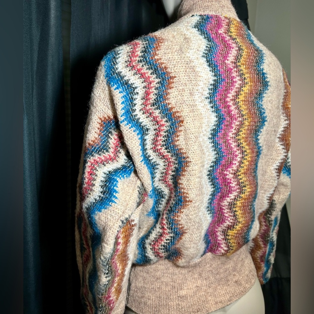 Vintage 20 ANS Mariea Kim Womens Size M Multicolor Knit Pullover Sweater 80’s - Picture 6 of 9